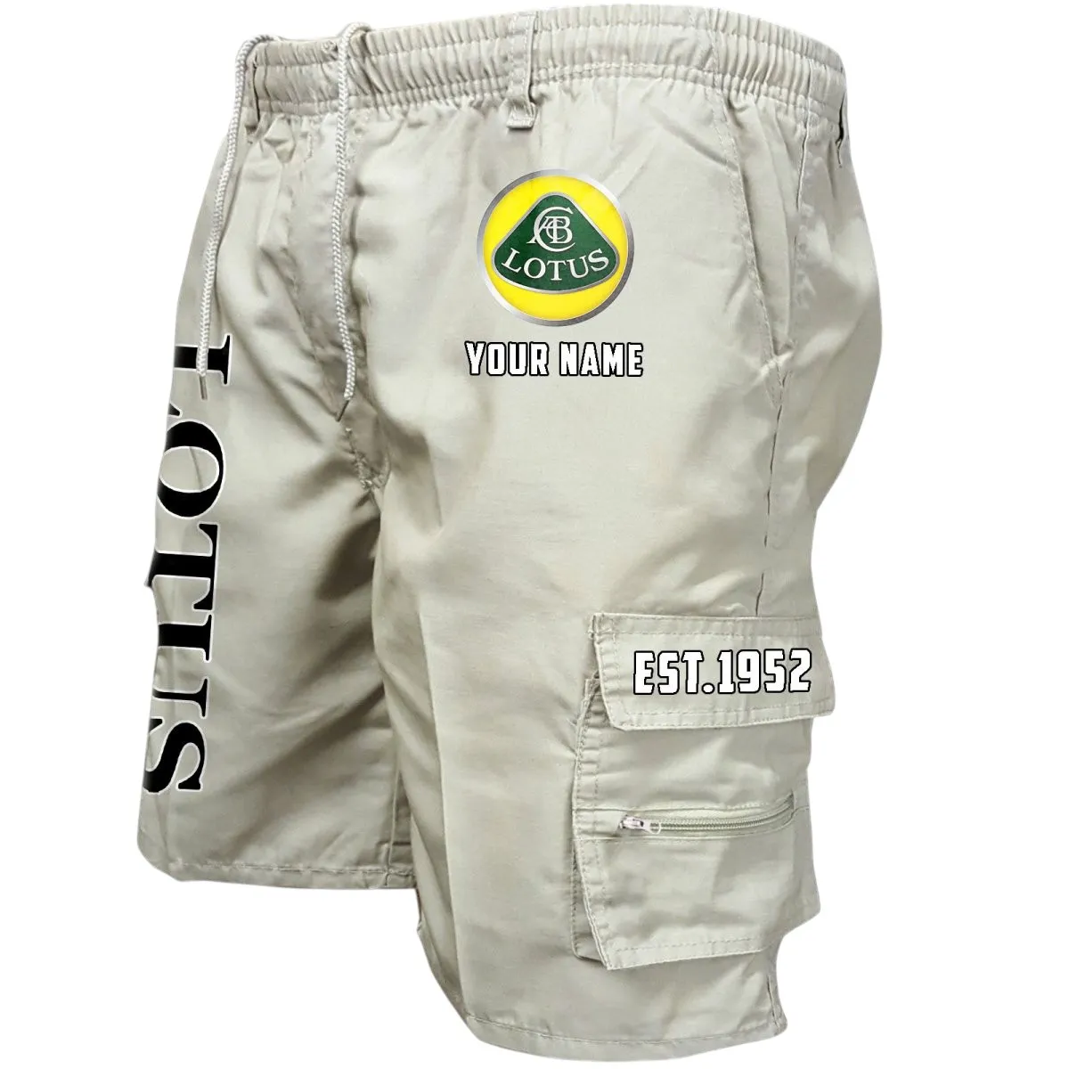 Precision Handling Car Workwear Casual Shorts, Tough Shorts for Riders CAR455 - Off-White