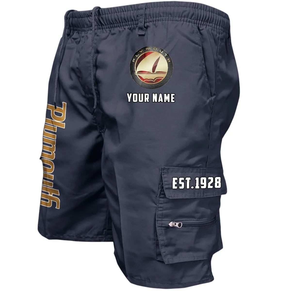 Timeless Automobile Workwear Casual Shorts, Durable Rider Utility Shorts CAR455 - Navy