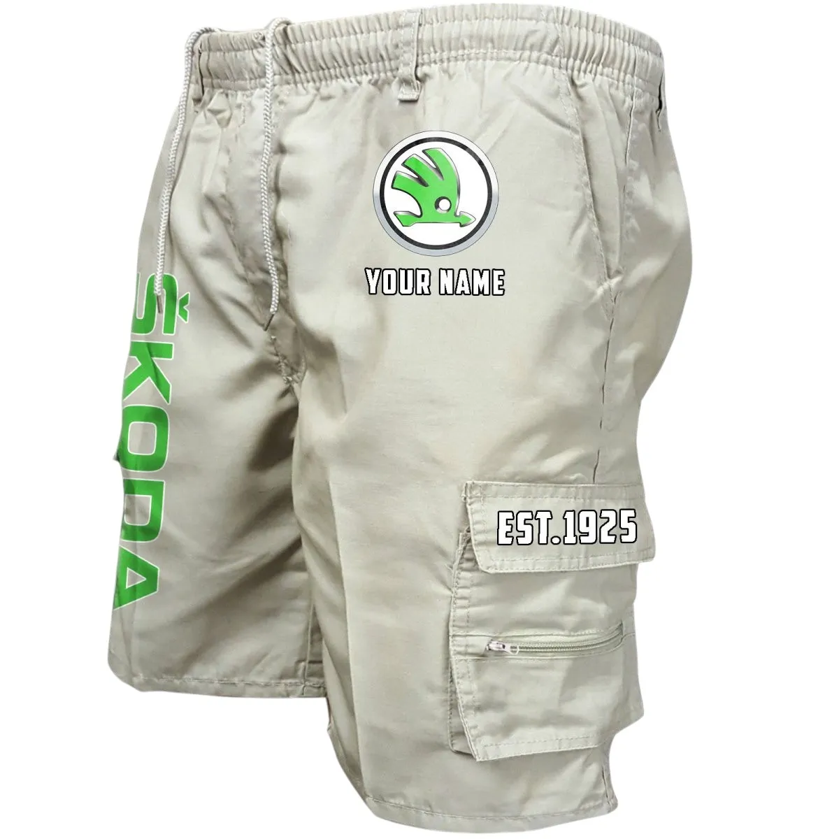 Affordable Ride Workwear Casual Shorts, Rugged Men's Utility Shorts CAR455 - Off-White