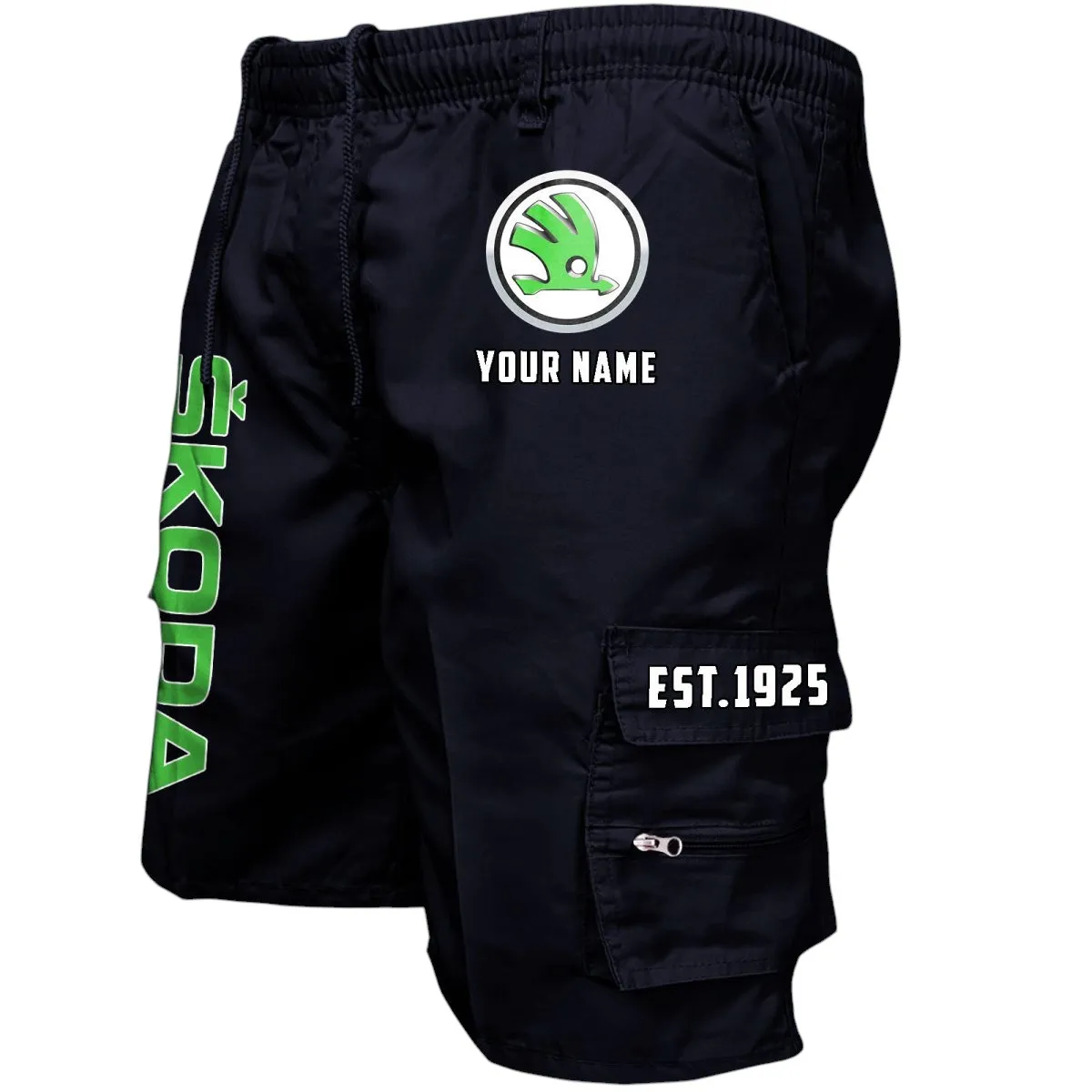 City-Friendly Automobile Workwear Casual Shorts, Open Road Utility Shorts CAR455 - Black